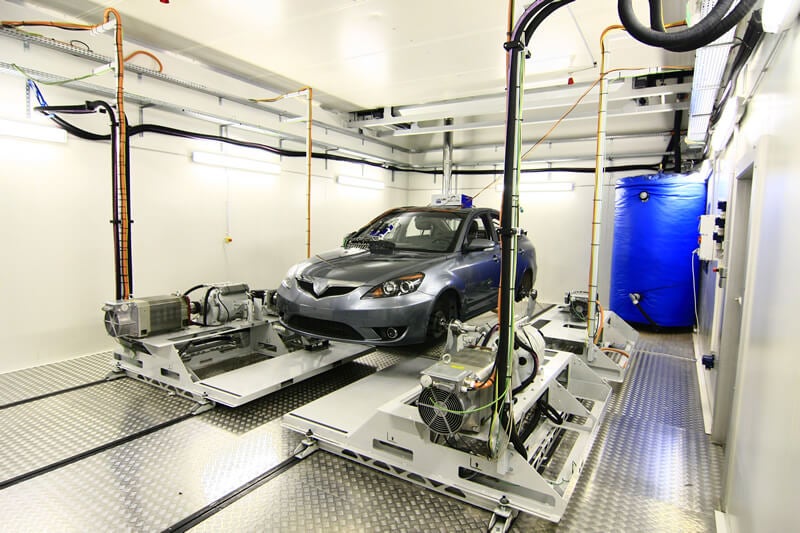 GreenMot: Elektrikli ve hibrit araçların test edilmesi