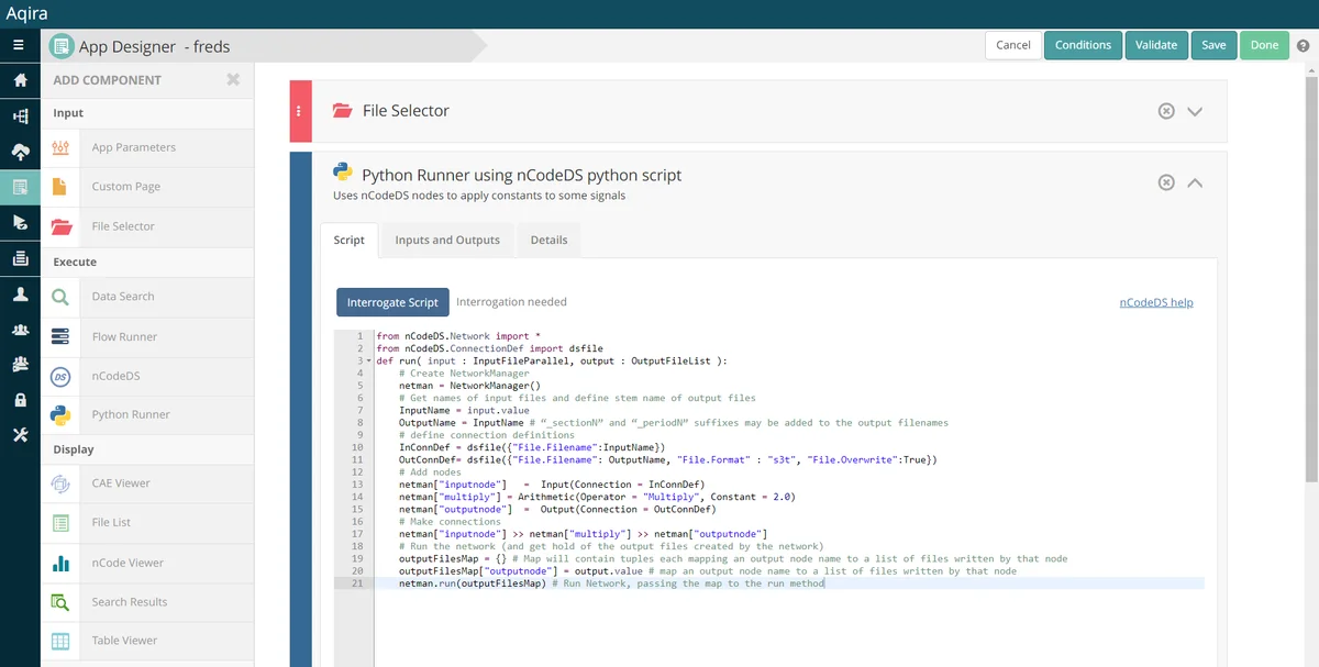 nCode Streamed Data Analytics